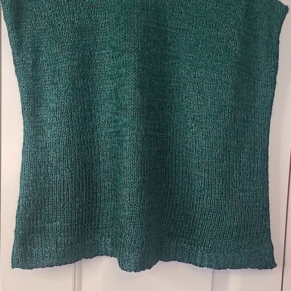 NIC+ZOE Sweater Knit Tank Top Green Size L - Picture 3 of 13